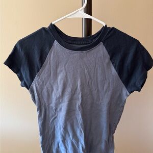 Hollister Navy Blue Baby Tee